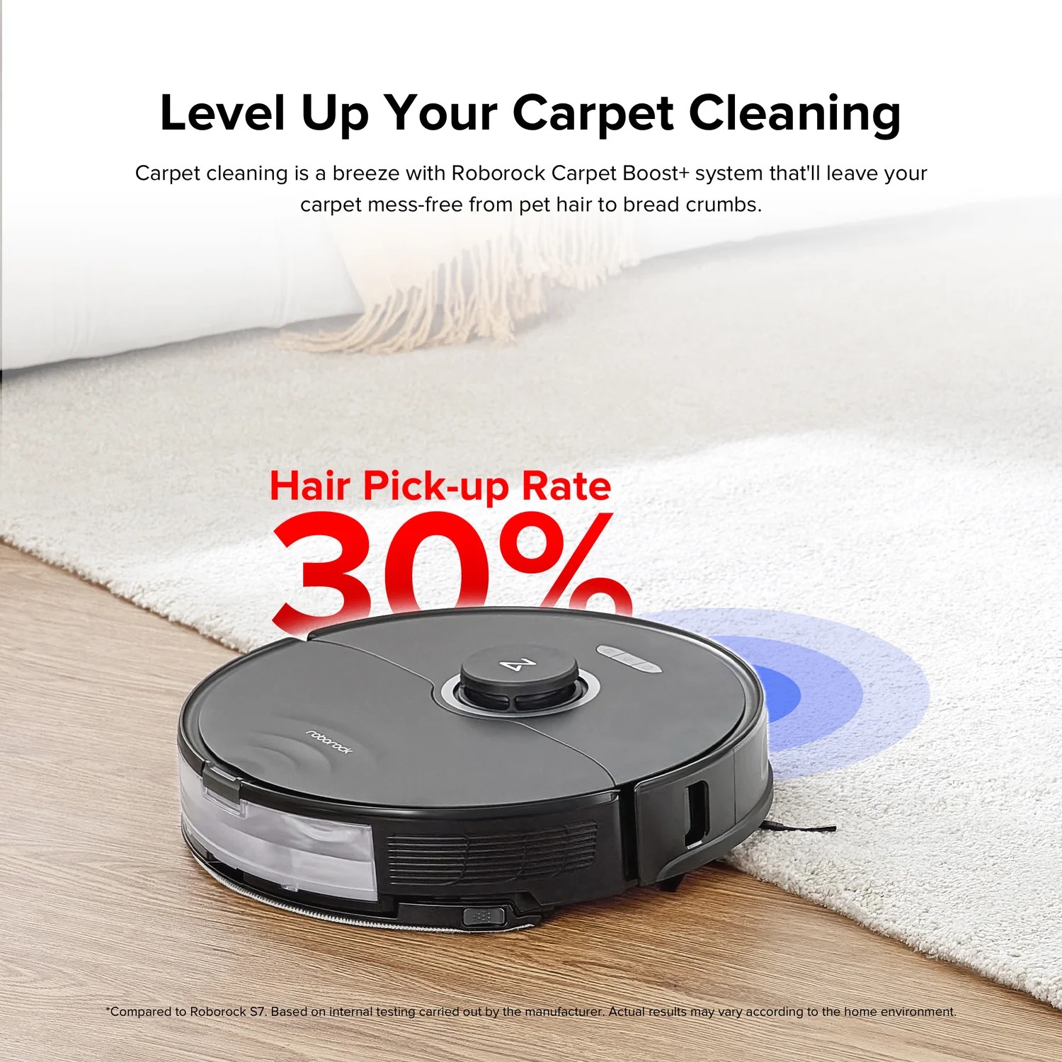 Roborock S8 Robot Vacuum Cleaner with DuoRoller Brush and VibraRise Mopping 6000Pa - Black - Image 4
