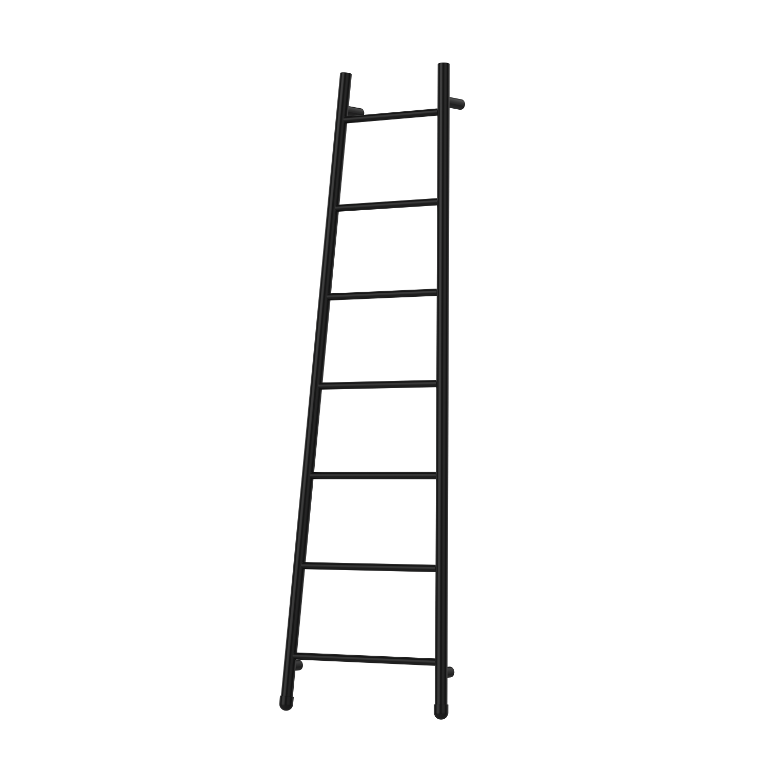 Black Heated Towel Rail Radiator 1710 x 529mm - Savannah - Image 3
