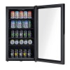 electriQ 98 Litre Drinks Fridge - Black - Image 3
