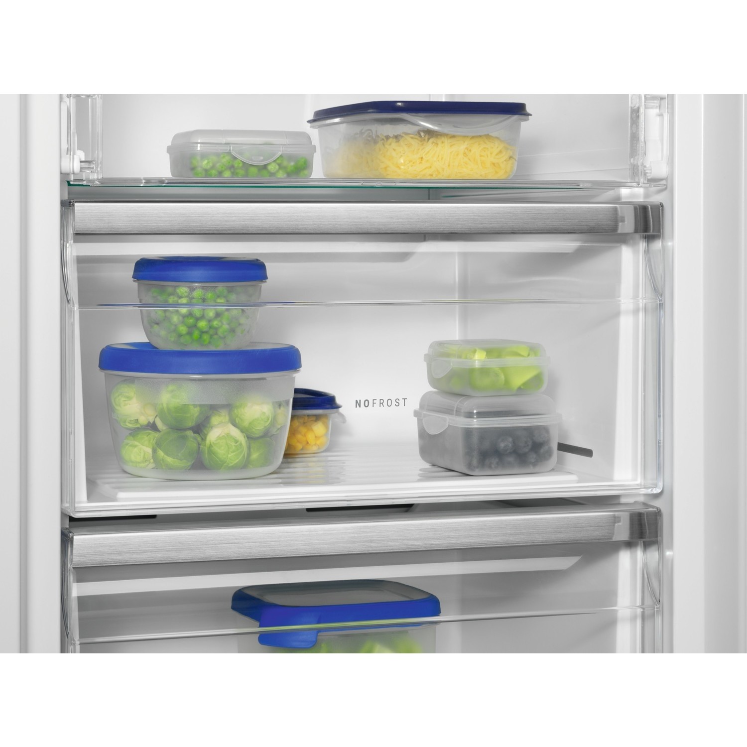 Zanussi 380 Litre MultiFlow Tall Freestanding Fridge - White - Image 3