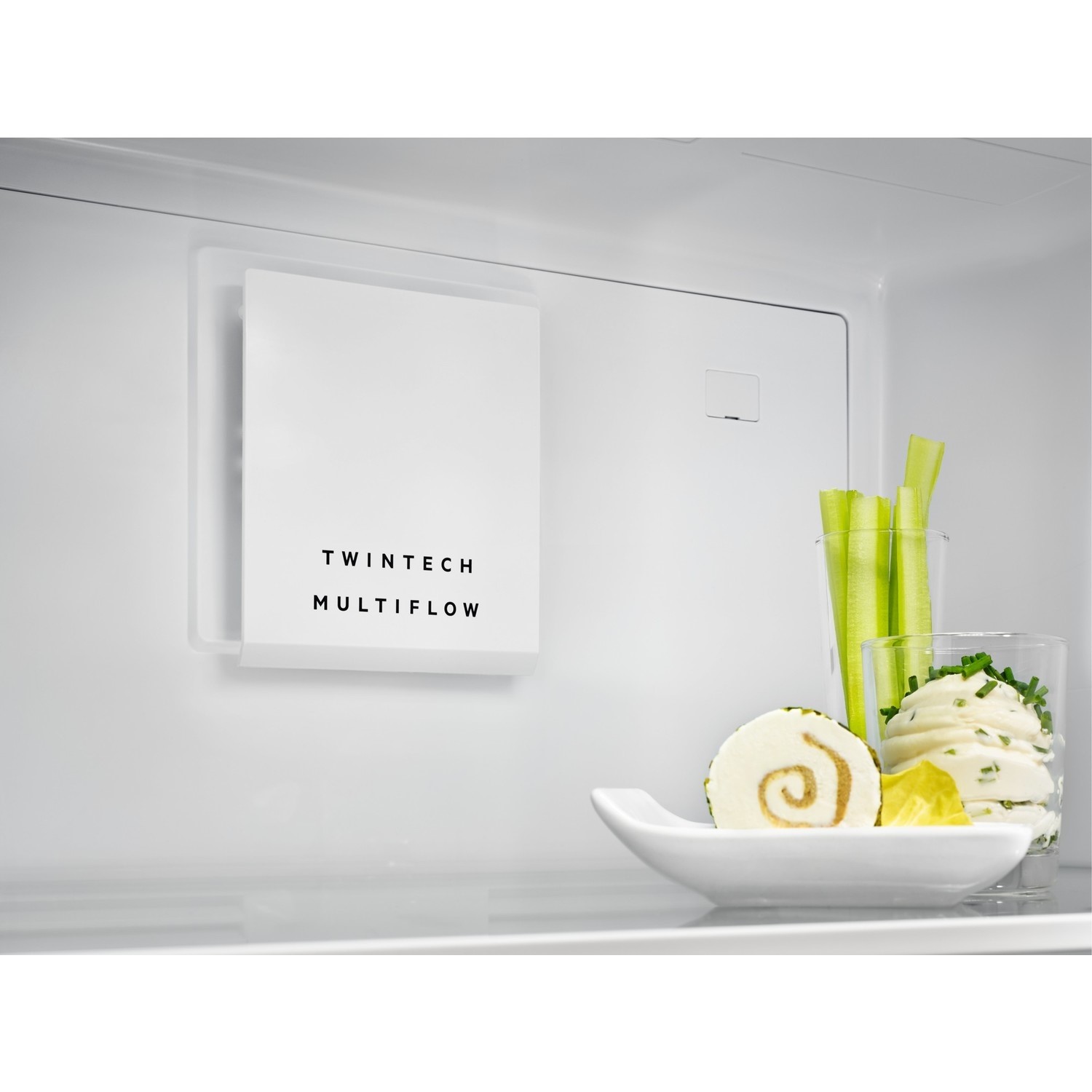 Zanussi 380 Litre MultiFlow Tall Freestanding Fridge - White - Image 2