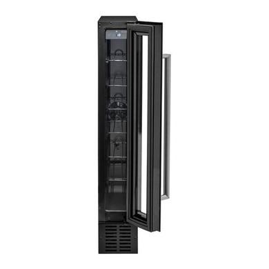 Candy 7 Bottle Capacity Single Zone Built in Wine Cooler - Black - Image 2