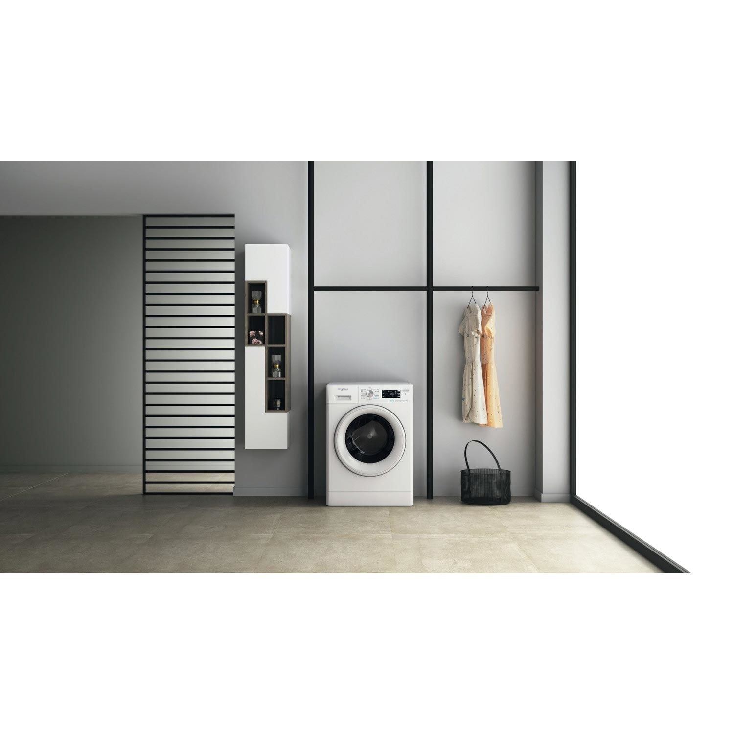 Whirlpool 9kg Wash 6kg Dry 1400rpm Freestanding Washer Dryer - White - Image 7