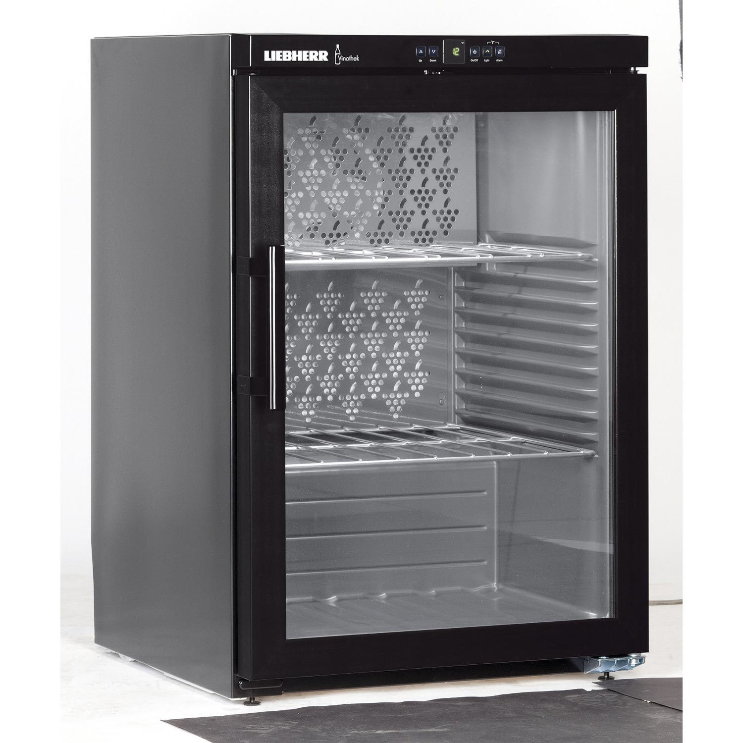 Liebherr 66 Bottle Capacity Single Zone Vinothek 89x60cm Long Term Storage Wine Cabinet - Black - Image 3